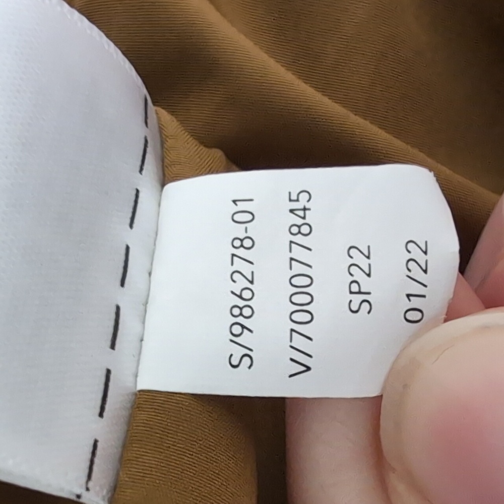 Athleta RainOut Sutro Long Trench Jacket Rain Jacket Mustard Yellow Size 1X - Picture 14 of 16